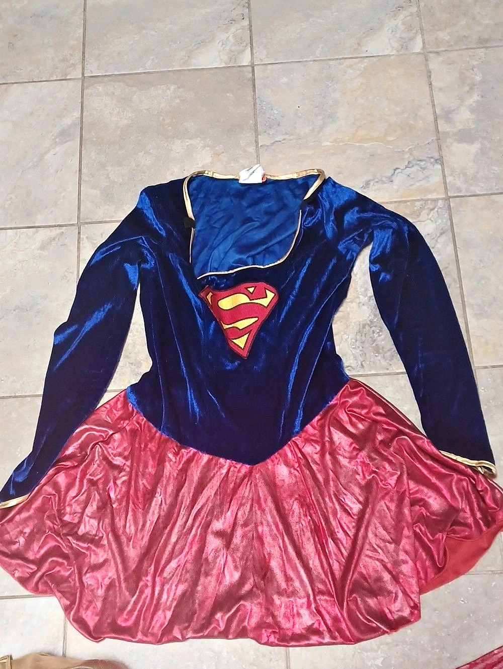Rubie's DC Comics Supergirl Costume Dress Blue & Red